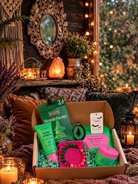 One Wicked Boo box with 10mm Cat eye Bracelet